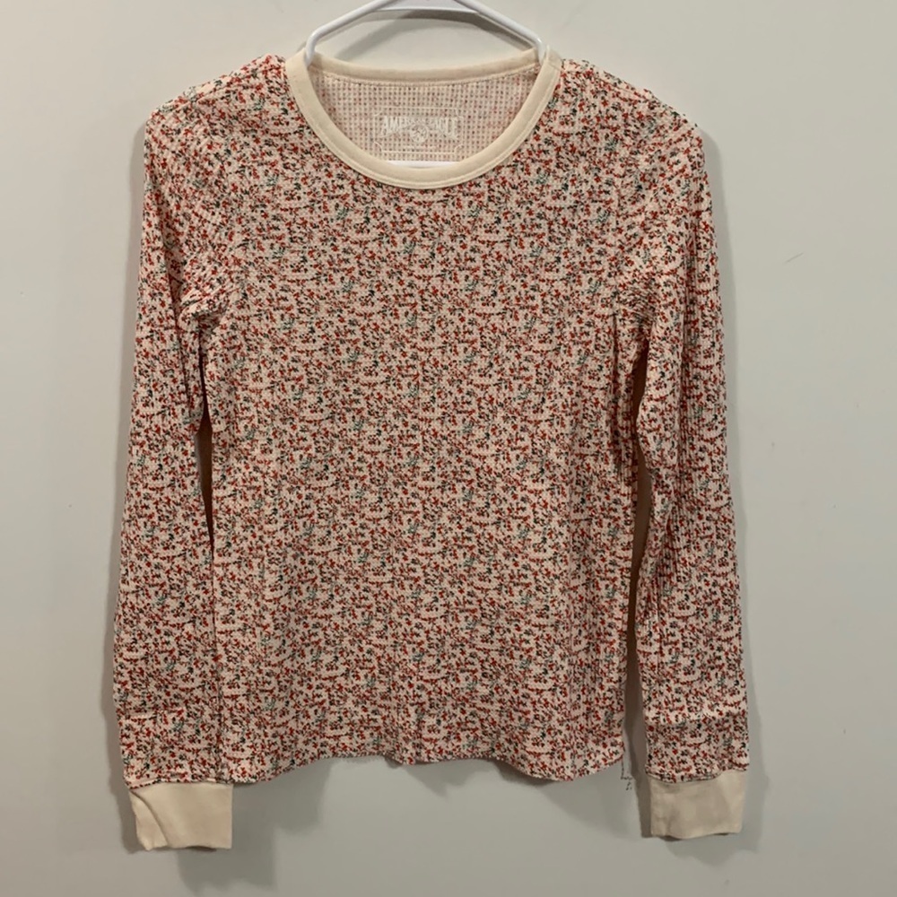 American Eagle Outfitters Women’s Crew Neck Pullover Sz S, raw hem nwt